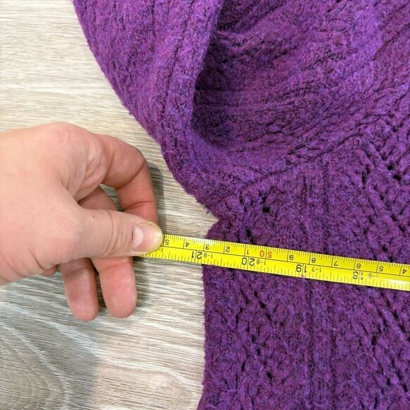 Joie Purple Knit Sweater L - Picture 11 of 11